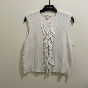 Isaac Mizrahi sleeveless sweater (sz l)